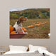 Beagle Pumpkin Fiel Wall Decal
