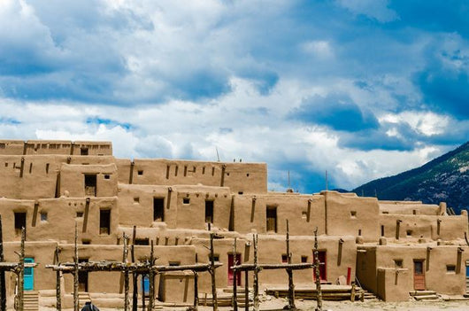 Historic Taos Pueblo Village Wall Decal