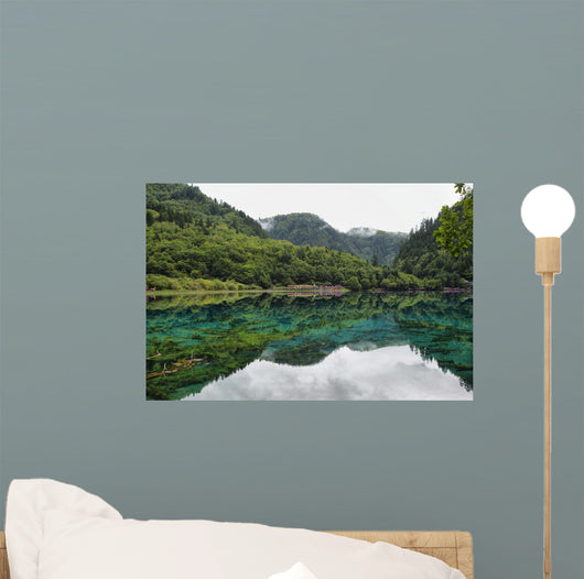 Multicolored Lake I Jiuzhaigou Wall Decal