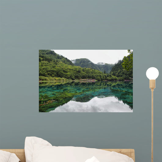Multicolored Lake I Jiuzhaigou Wall Decal