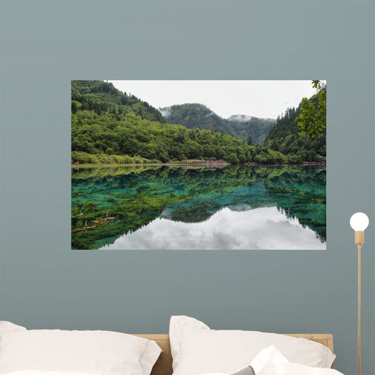 Multicolored Lake I Jiuzhaigou Wall Decal