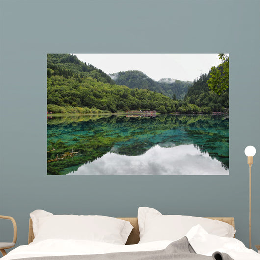 Multicolored Lake I Jiuzhaigou Wall Decal