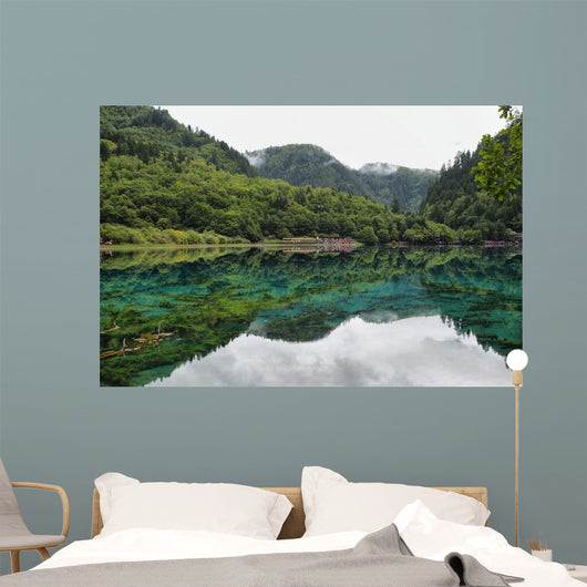 Multicolored Lake I Jiuzhaigou Wall Decal