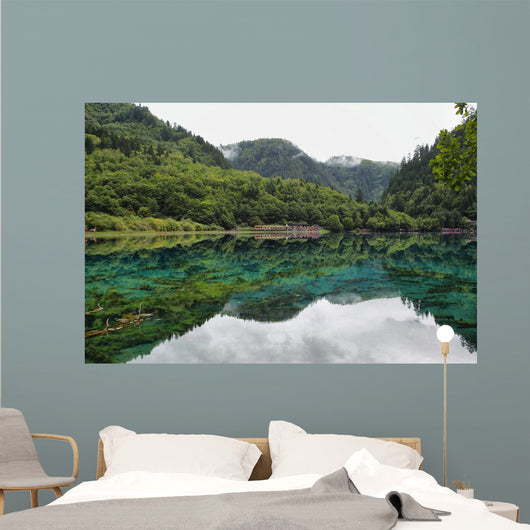 Multicolored Lake I Jiuzhaigou Wall Decal
