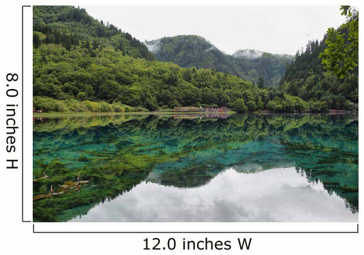 Multicolored Lake I Jiuzhaigou Wall Decal