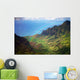 Aerial Kauai Coastline Hawaii Wall Decal