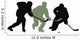 Hockey Players Wall Decal