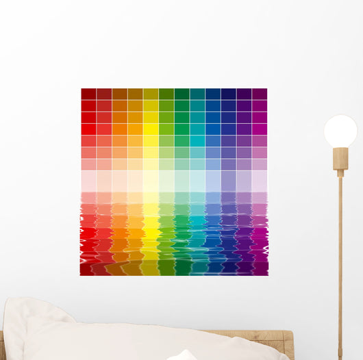 Palette Chromatique Et Mlange Wall Decal