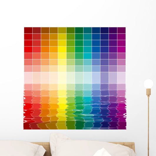 Palette Chromatique Et Mlange Wall Decal