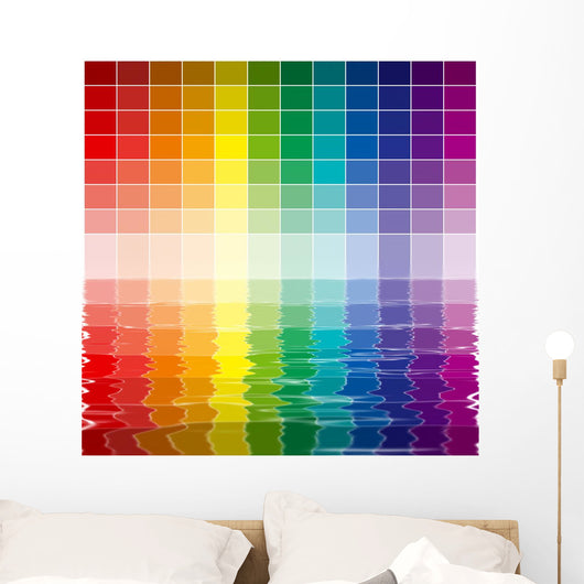 Palette Chromatique Et Mlange Wall Decal
