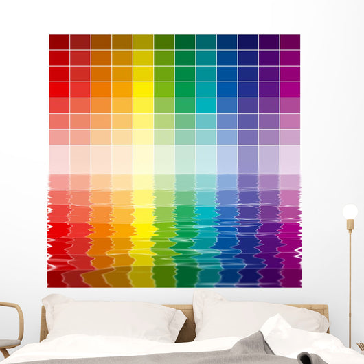 Palette Chromatique Et Mlange Wall Decal