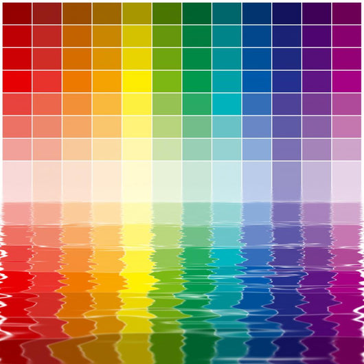 Palette Chromatique Et Mlange Wall Decal