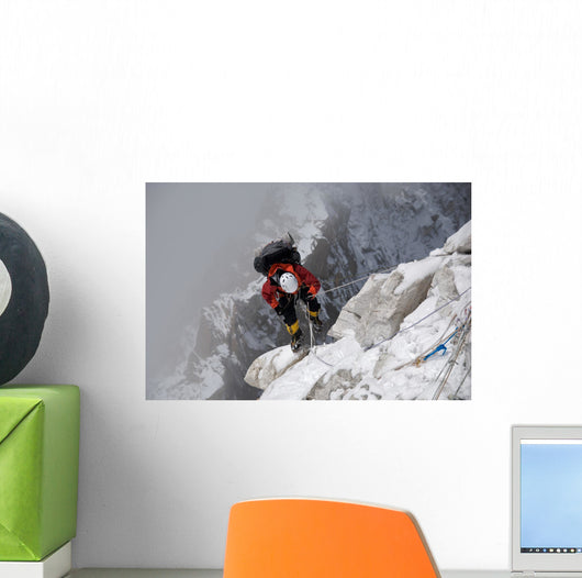 Returning from Mountain Summit Wall Decal