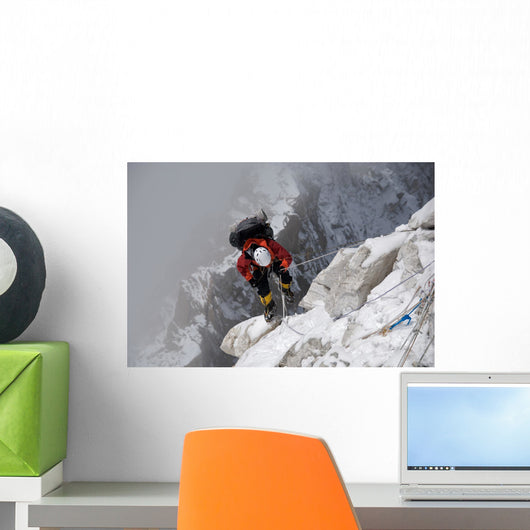Returning from Mountain Summit Wall Decal