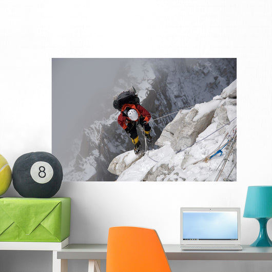 Returning from Mountain Summit Wall Decal