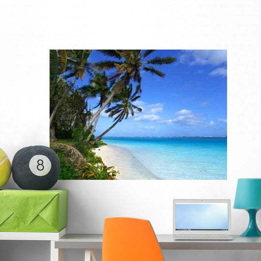 Island Lagoon Wall Decal