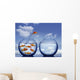 Goldfish Jumping out Water Wall Decal