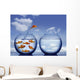 Goldfish Jumping out Water Wall Decal
