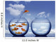 Goldfish Jumping out Water Wall Decal