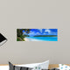 Beautiful Natural Beach Lagoon Wall Decal Panoramic Wall Decal