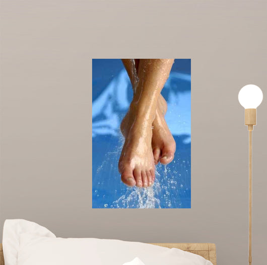 Wet Feet Wall Decal