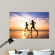 Runners Beach Sport and Wall Decal
