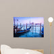 Blue Dawn Venice Gondolas Wall Decal