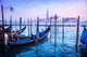 Blue Dawn Venice Gondolas Wall Decal