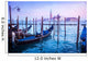 Blue Dawn Venice Gondolas Wall Decal