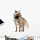 Striped Hyena Front White Wall Decal
