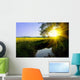 Bright Low Sun Yellow Wall Decal
