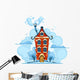 Winter Fairy-tale House Wall Decal
