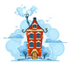Winter Fairy-tale House Wall Decal