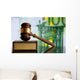 Wooden Justice Gavel and Wall Decal