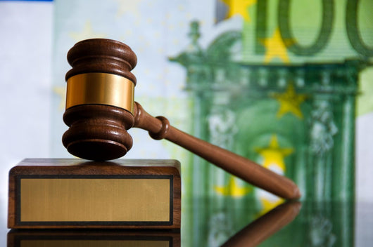 Wooden Justice Gavel and Wall Decal