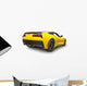 Yellow Sports Car Wall Decal