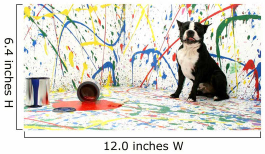 Artistic Pup Wall Decal