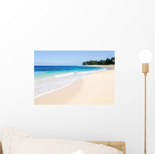 Tropical Beach Scene Sunny Wall Decal