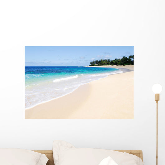 Tropical Beach Scene Sunny Wall Decal