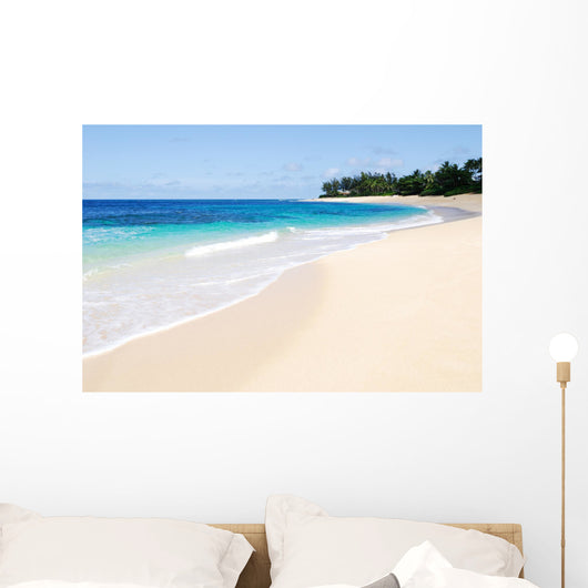 Tropical Beach Scene Sunny Wall Decal
