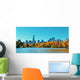 Central Park and Skyline in Autumn Wall Decal