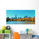 Central Park and Skyline in Autumn Wall Decal