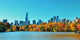 Central Park and Skyline in Autumn Wall Decal