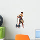 Warrior Axe Woman Wall Decal