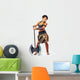 Warrior Axe Woman Wall Decal