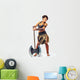 Warrior Axe Woman Wall Decal