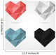 Polygonal Hearts Vector Wall Stickers Wall Decal