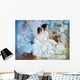Oil Painting Pair of Girl Ballerinas Wall Decal