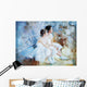 Oil Painting Pair of Girl Ballerinas Wall Decal