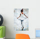 Oil Painting Girl Ballerina Wall Decal